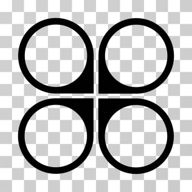 Hava helikopter vektör simgesi