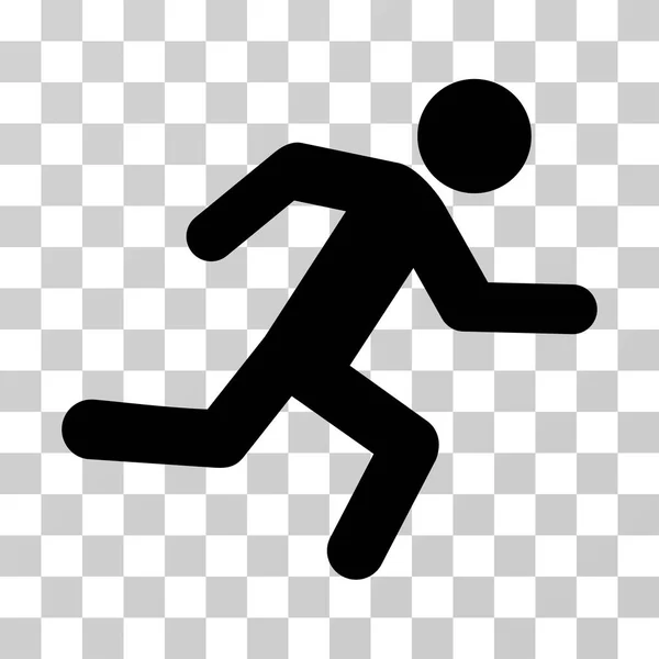 Running Man Icon - Run icon running man on white background vector