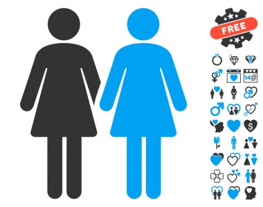 Bonus dating Lesbi çift simgesi