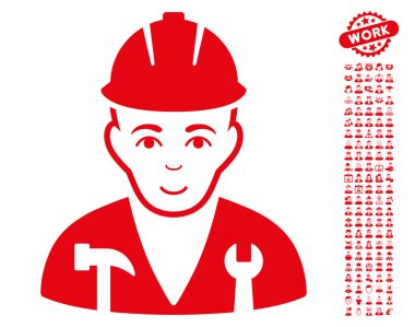 Bonus ile asker vektör simgesi