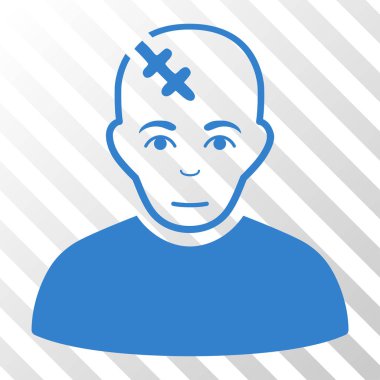 Kafası zarar vektör simgesi