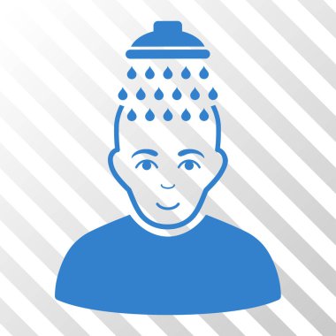 Kafa duş vektör simgesi