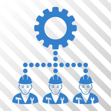 Servis personeli vektör simgesi