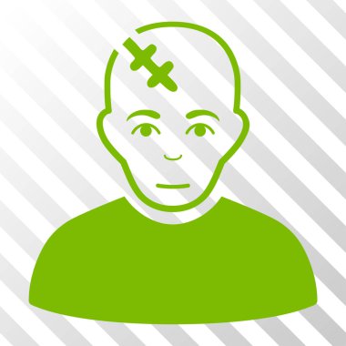 Kafası zarar vektör simgesi