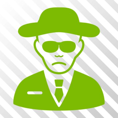 Güvenlik aracısı vektör simgesi