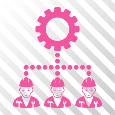 Servis personeli vektör simgesi