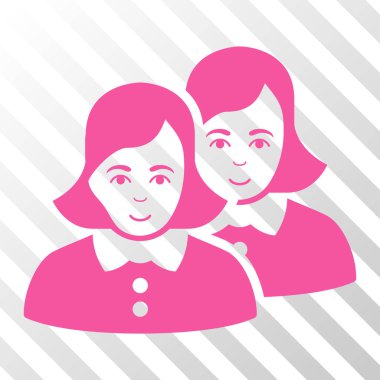 Kadınlar vektör simgesi