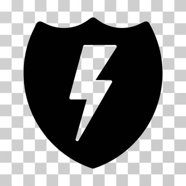 Elektrik kalkan vektör simgesi