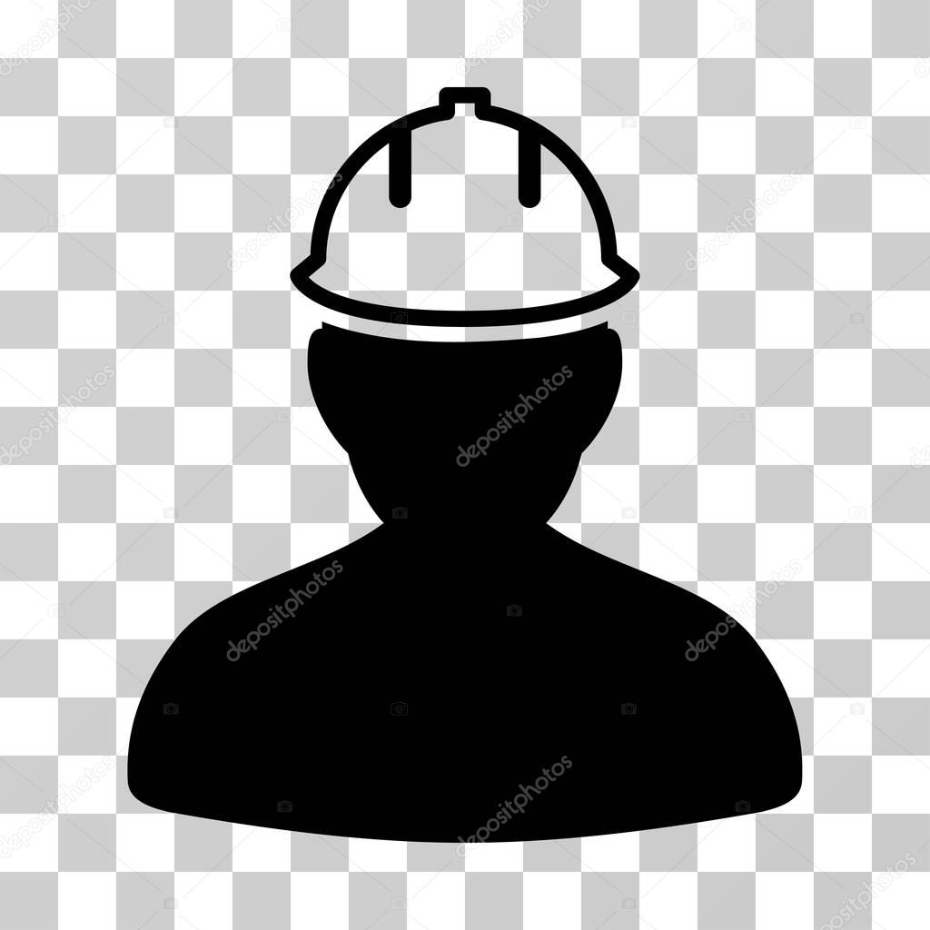 Person In Hardhat Vector Icon