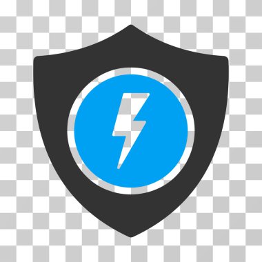 Elektrik koruma vektör simgesi