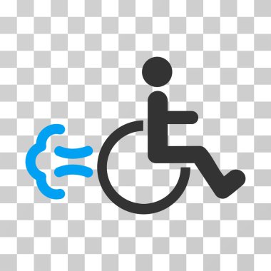 Hasta hareketi vektör simgesi