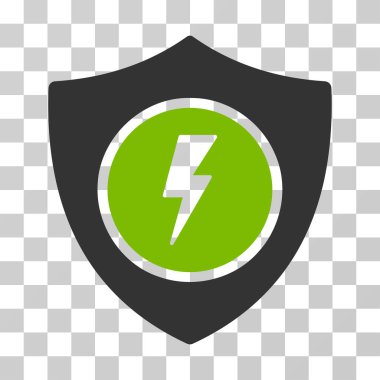 Elektrik koruma vektör simgesi