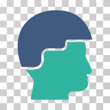 Asker kask vektör simgesi