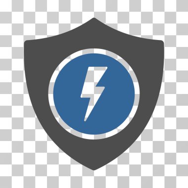 Elektrik koruma vektör simgesi