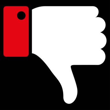 Başparmak düz vektör simgesi