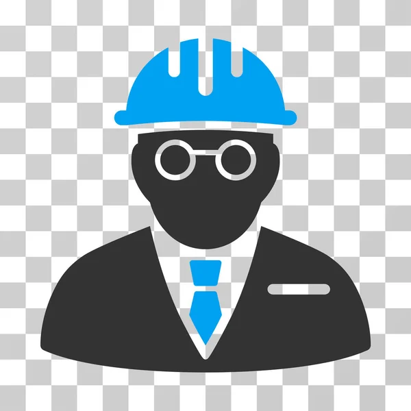 Ingeniero ciego Vector Icono — Vector de stock