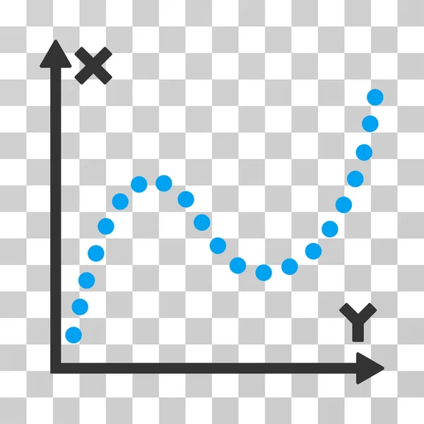 Icône vectorielle à pointillés — Image vectorielle