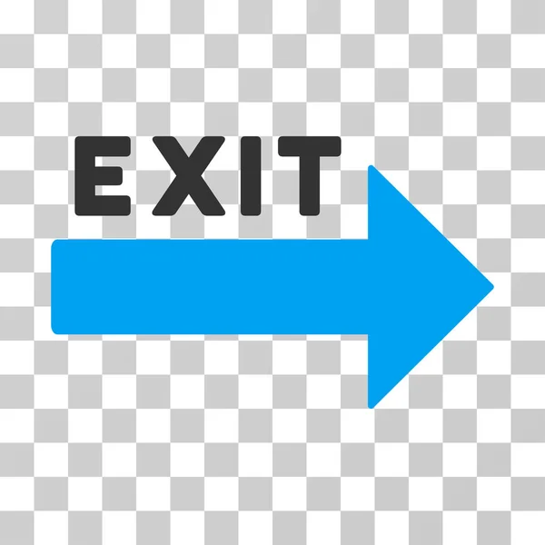 Exit Arrow Vector Icon — Stock Vector