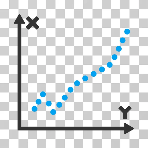 Funktionsdiagramm-Vektor-Symbol — Stockvektor