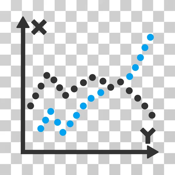 Funktionen Plotvektorsymbol — Stockvektor