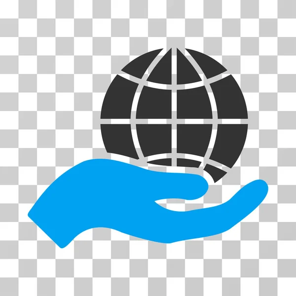 Глобальная векторная икона помощи — стоковый вектор