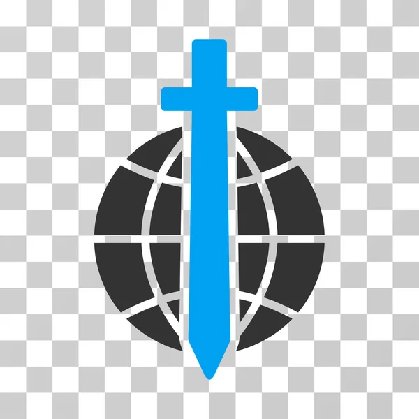 Globální Guard vektorové ikony — Stockový vektor
