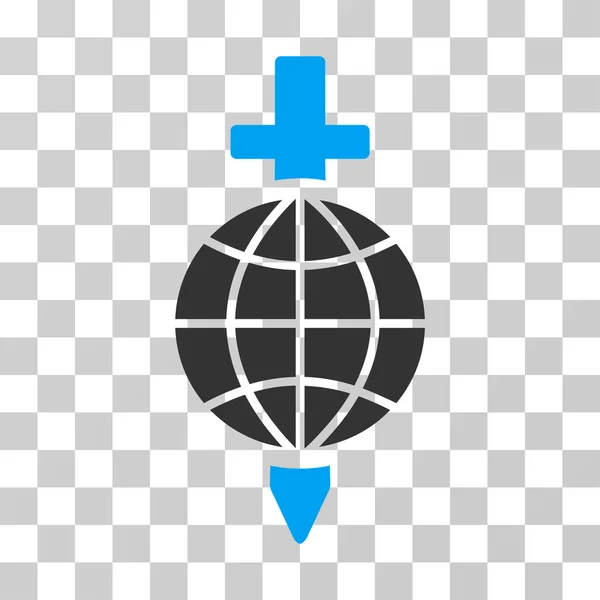 Icono de Vector de Seguridad Global — Archivo Imágenes Vectoriales