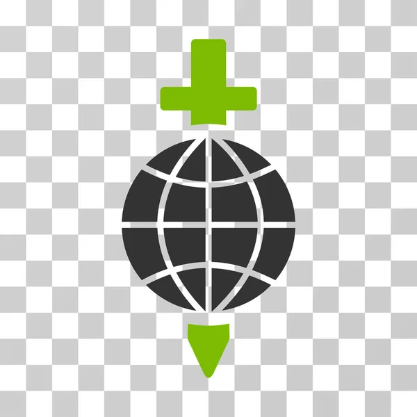 Icono de Vector de Seguridad Global — Archivo Imágenes Vectoriales