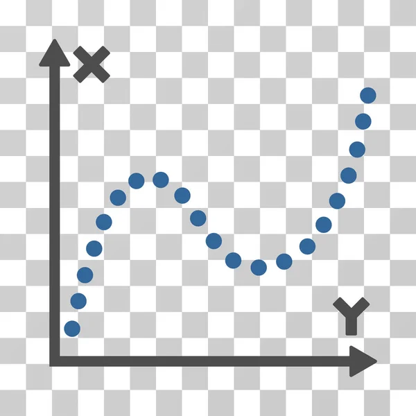 Icône vectorielle à pointillés — Image vectorielle