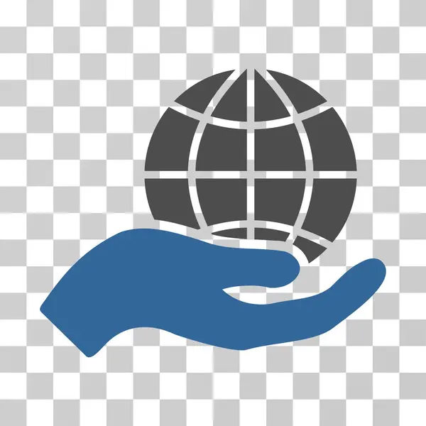 Global Care Vector Icon — Stockvector