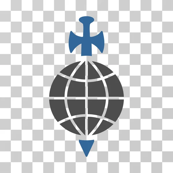 Icono del vector de la Guardia Global — Archivo Imágenes Vectoriales