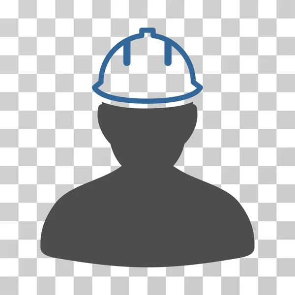 Persona en Hardhat Vector icono — Vector de stock