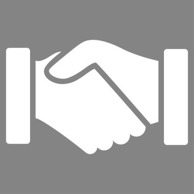 Satın alma el sıkışma düz vektör simgesi