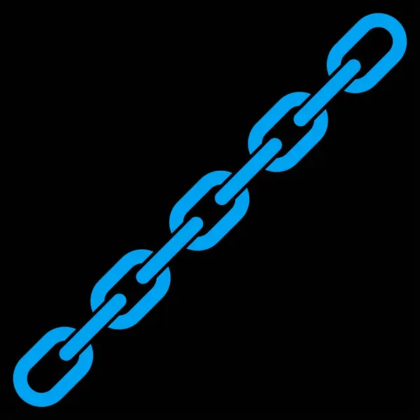 Chain Flat Vector Icon — Stock Vector