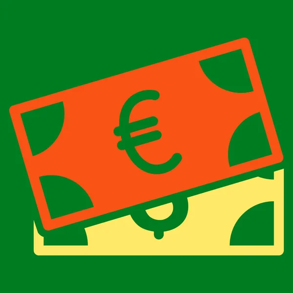 Valuta bankbiljetten Flat Vector Icon — Stockvector