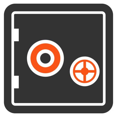 Güvenli düz vektör simge bankacılık