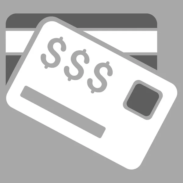 Kreditkort platt vektor ikon — Stock vektor