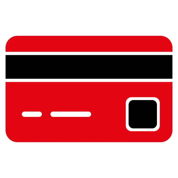 Bank Card Flat Vector Icon — Stock Vector