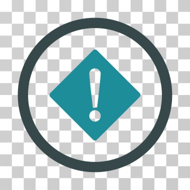 Hata yuvarlak vektör simgesi