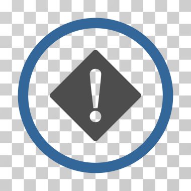 Hata yuvarlak vektör simgesi