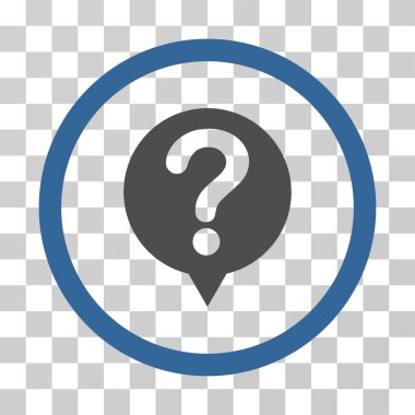 Durum yuvarlak vektör simgesi