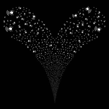 Radyo hata çift havai fişek akışı