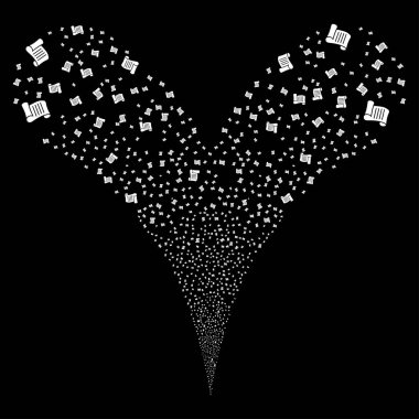 Komut dosyası Roll çift havai fişek akışı