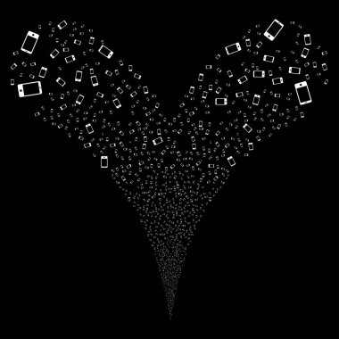 Smartphone çift havai fişek akışı