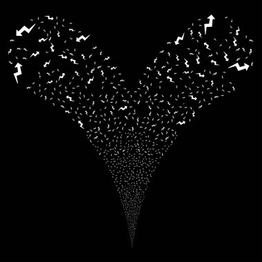 Trend çift havai fişek akışı