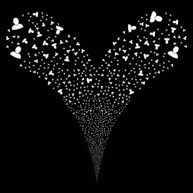 Kullanıcı çift havai fişek akışı