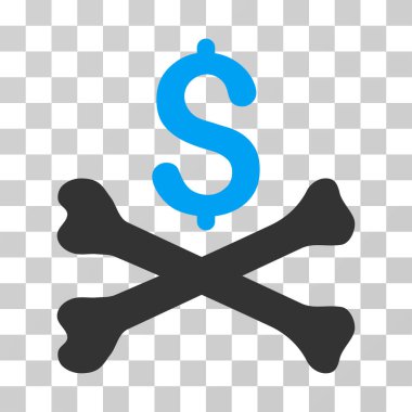 Ölümlü borç vektör simgesi