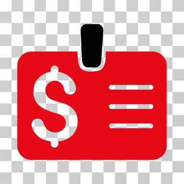 Doları rozet vektör simgesi