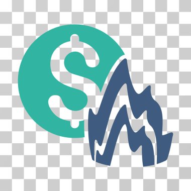 Yangın felaketi fiyat vektör simgesi