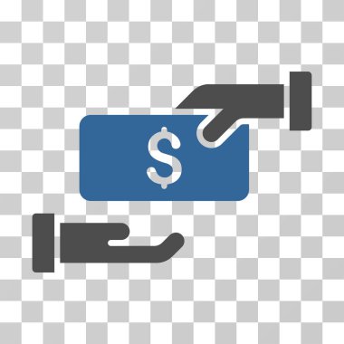 Rüşvet vektör simgesi